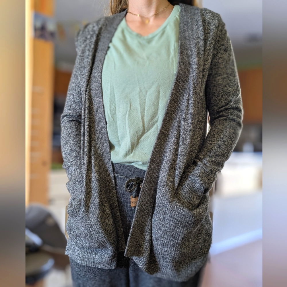 Croft & Barrow Charcoal Cardigan